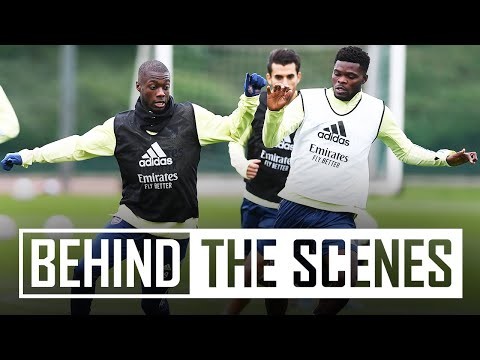 Video: Thomas Partey hits top bins! | Behind the scenes at Arsenal training centre