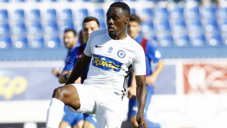 Emmanuel Mensah scores consolation for Doxa Dramas FC in Greek second-tier