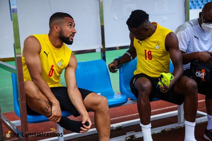PHOTOS: St Pauli forward Daniel Kyereh enjoying himself in Ghana camp