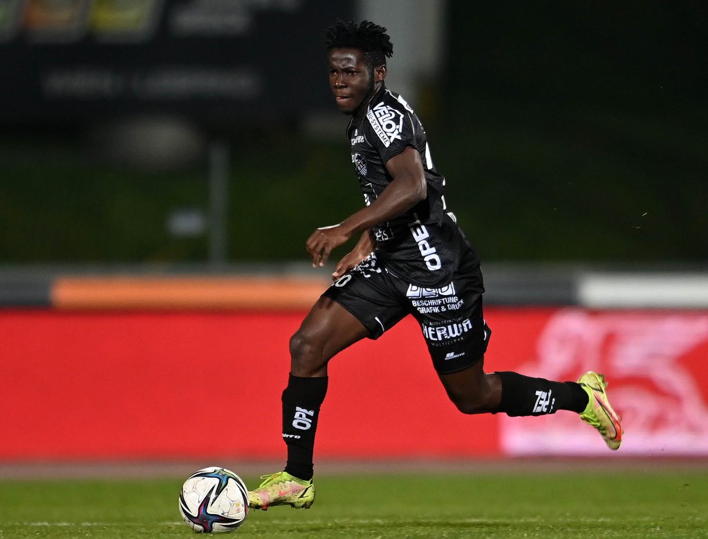 Ghanaian youngster Augustine Boakye makes Wolfsberger AC senior debut
