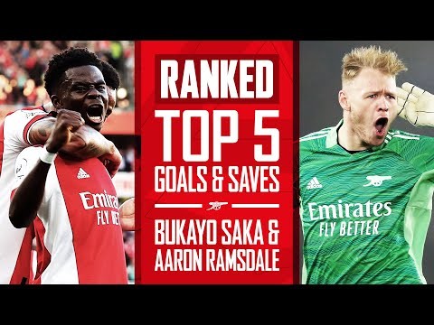 RANKED | Bukayo Saka and Aaron Ramsdale rank each others' top 5 goals and saves!