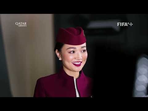 The @Qatar Airways Cabin Crew discuss the #FIFAWorldCup