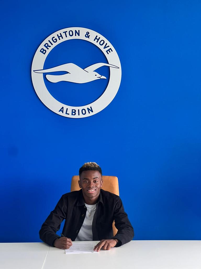Breaking News: English side Brighton complete signing of Simon Adingra from Nordsjaelland