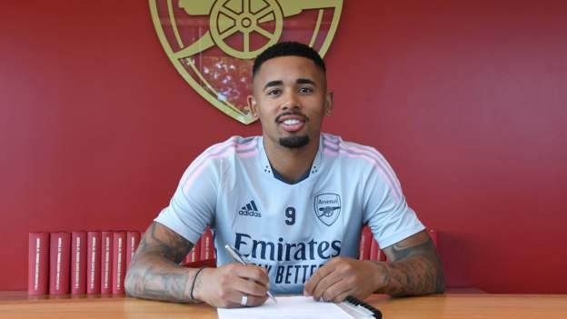 Jesus joins Arsenal from Man City in £45m deal
