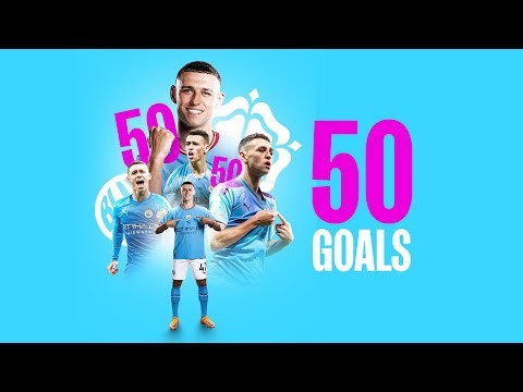 50 PHIL FODEN GOALS! | Watch the first 50 goals of Phil Foden's Man City career!