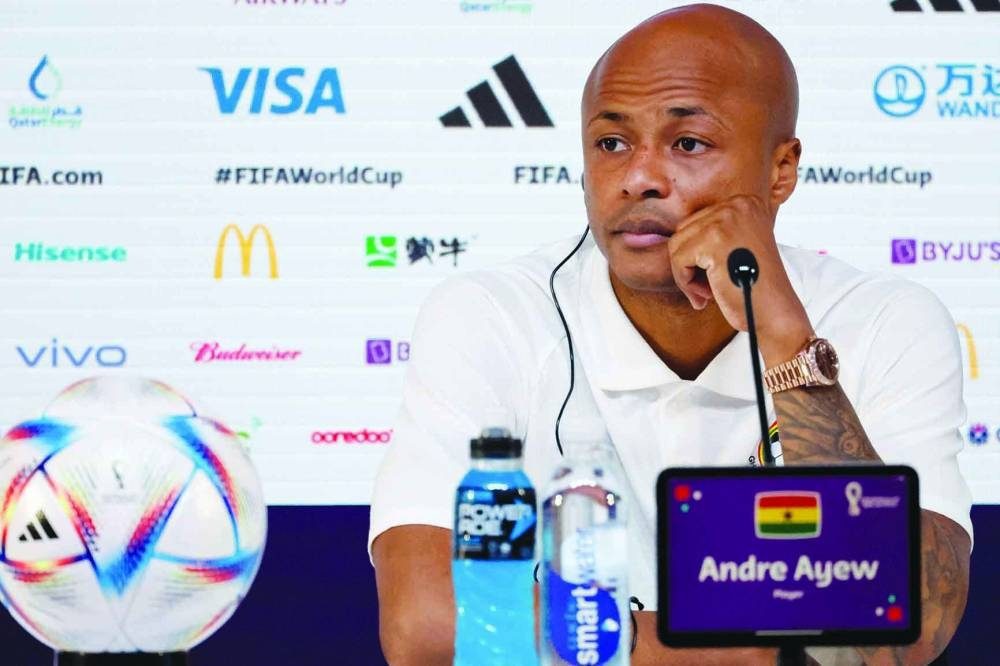 World Cup 2022: Ghana captain Andre Ayew urges teammates to be 'brave' against Portugal